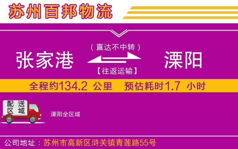 張家港到溧陽(yáng)物流公司