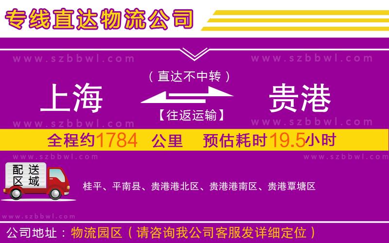 上海到貴港物流公司