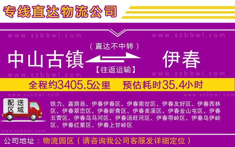 中山古鎮(zhèn)到伊春物流專(zhuān)線(xiàn)