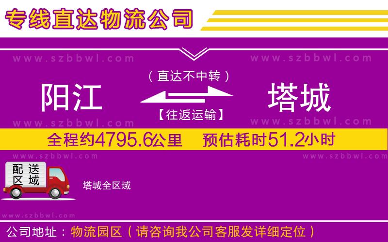 陽(yáng)江到塔城物流專(zhuān)線