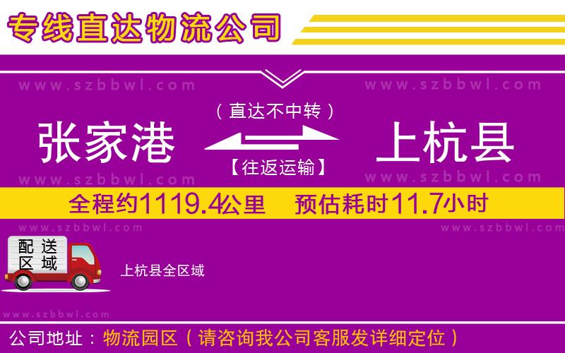 張家港到上杭縣物流專線