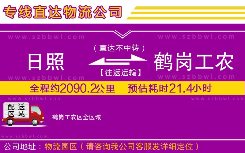 日照到鶴崗工農(nóng)區(qū)物流專線