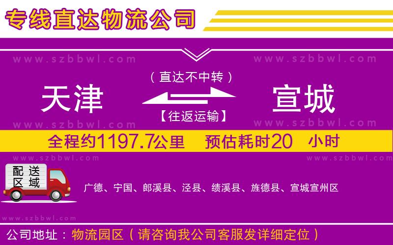 天津到宣城物流專線