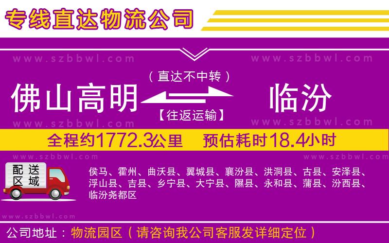 洛陽到浮梁縣物流專線