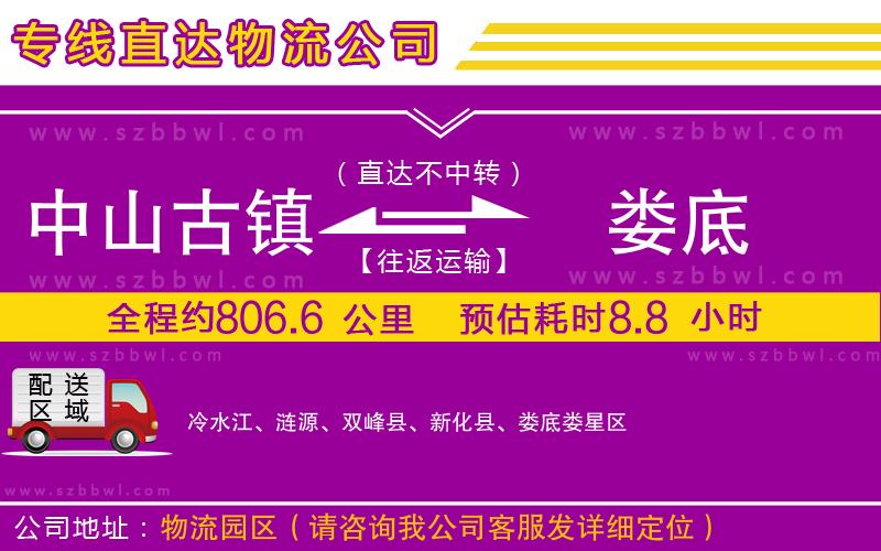 中山古鎮(zhèn)到婁底物流公司