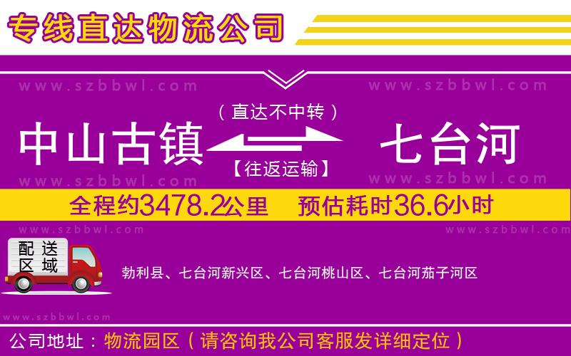 中山古鎮(zhèn)到七臺(tái)河物流公司