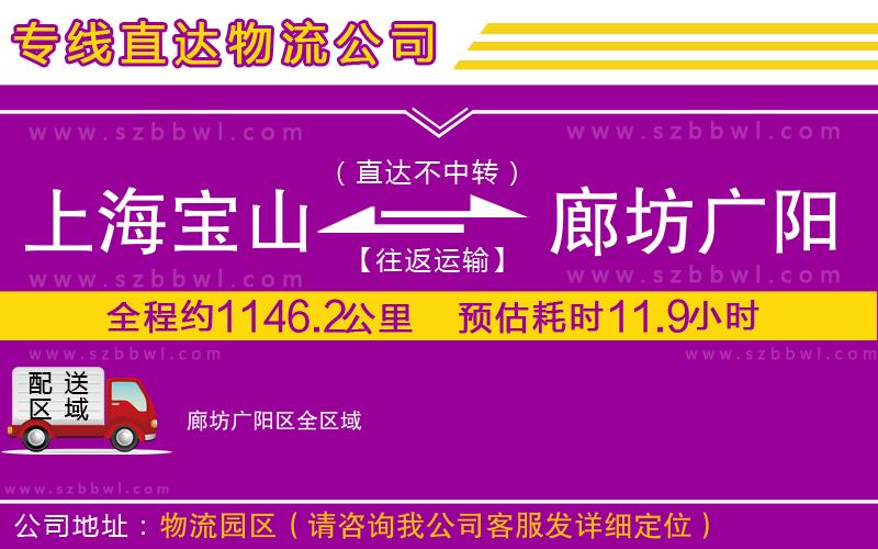 上海寶山區(qū)到廊坊廣陽(yáng)區(qū)物流專(zhuān)線(xiàn)