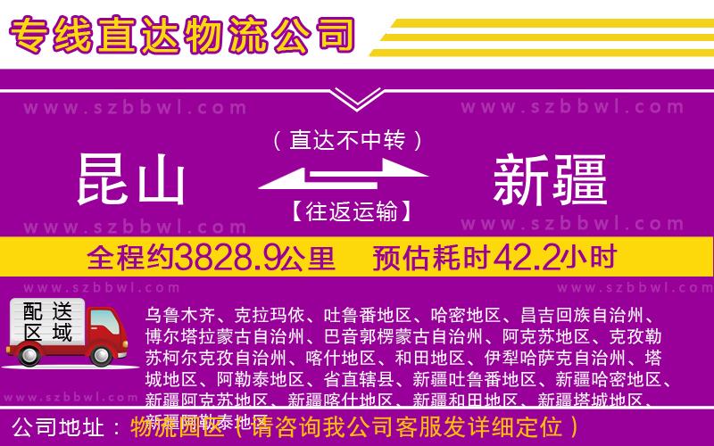 昆山到新疆物流專(zhuān)線(xiàn)