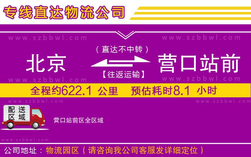 北京到營(yíng)口站前區(qū)物流專(zhuān)線