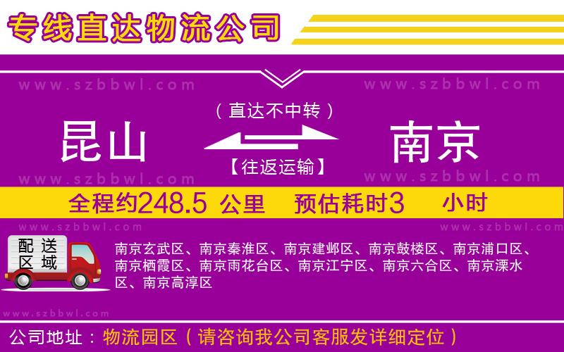 昆山到南京物流公司