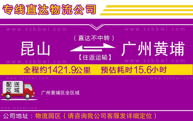 昆山到廣州黃埔區(qū)貨運專線