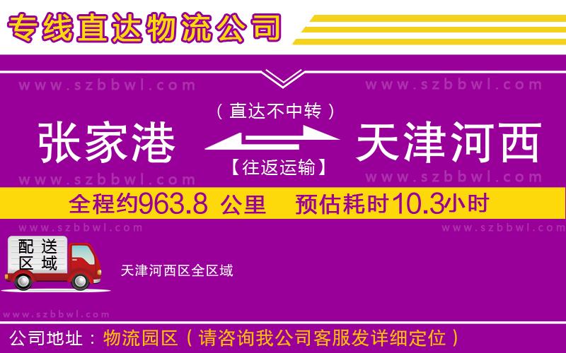 張家港到天津河西區(qū)貨運(yùn)專線