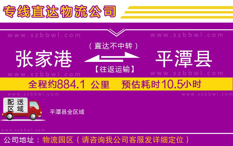 張家港到平潭縣貨運專線