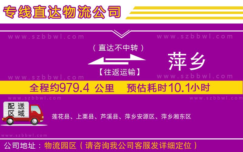 黃岡到浦北縣物流專線