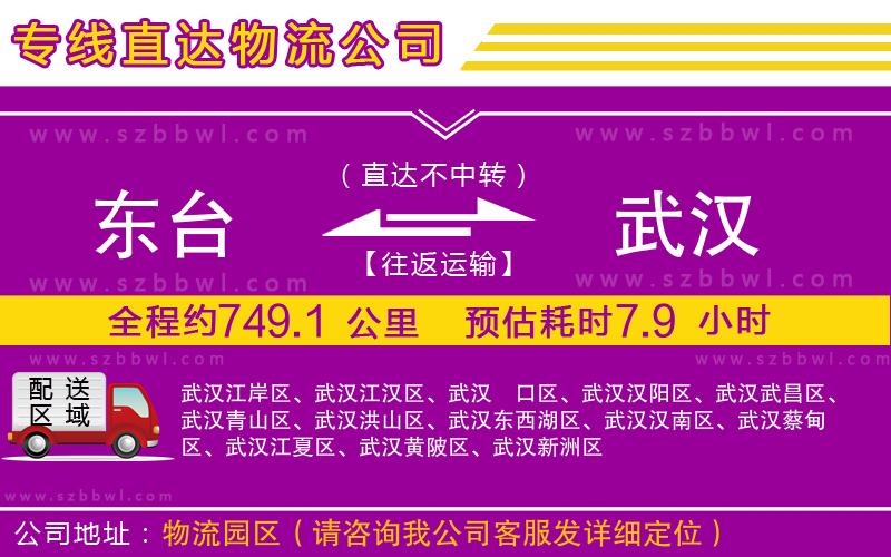 東臺(tái)到武漢物流公司