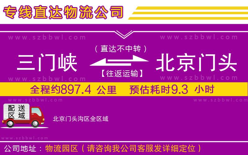 三門峽到北京門頭溝區(qū)物流公司