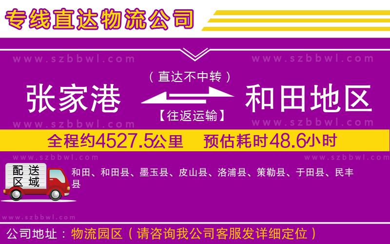 張家港到和田地區(qū)貨運(yùn)專線