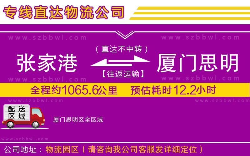 張家港到廈門(mén)思明區(qū)貨運(yùn)專(zhuān)線(xiàn)