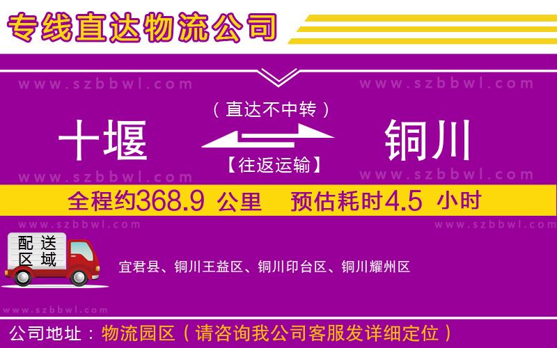 十堰到銅川物流專線