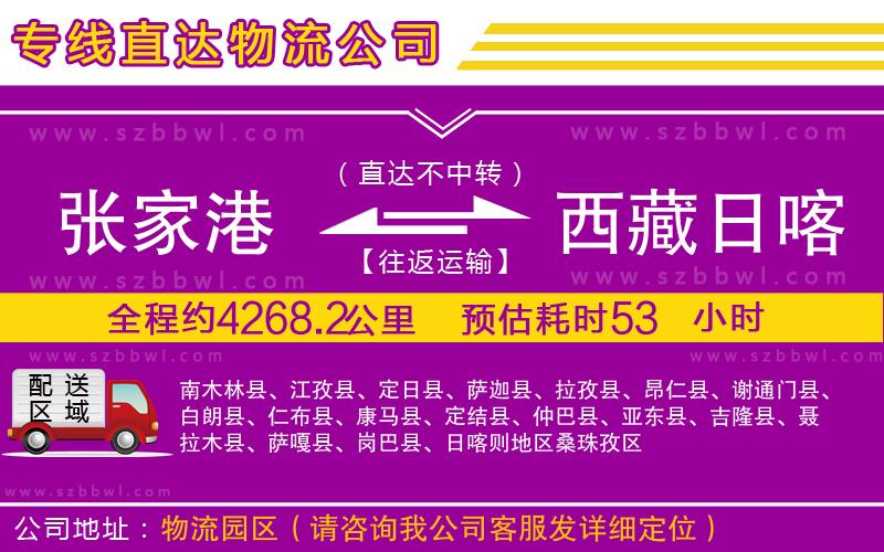 張家港到西藏日喀則地區(qū)貨運專線