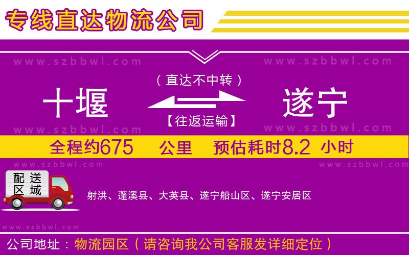 十堰到遂寧物流專線