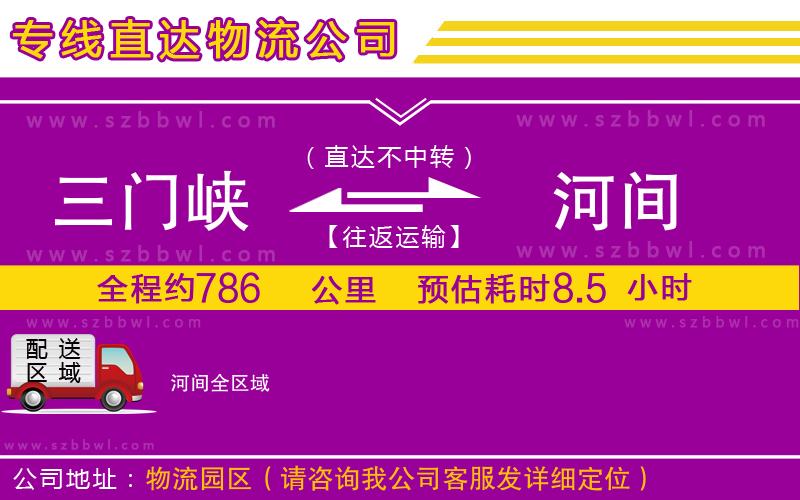 三門峽到河間物流公司