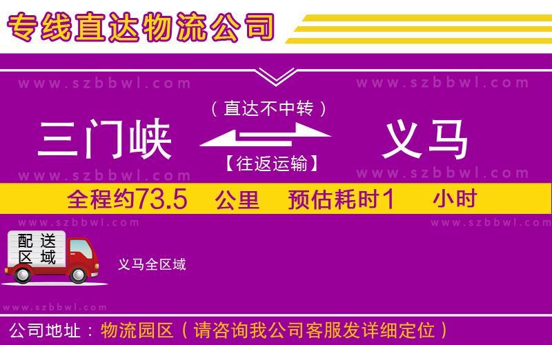 三門峽到義馬物流專線