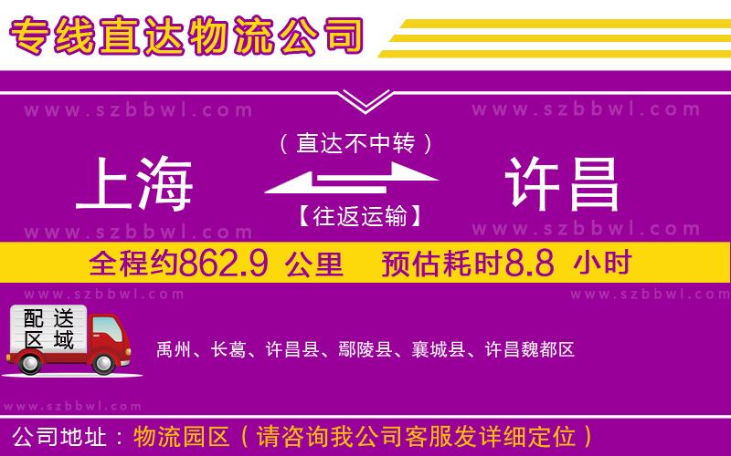 上海到許昌貨運(yùn)專線