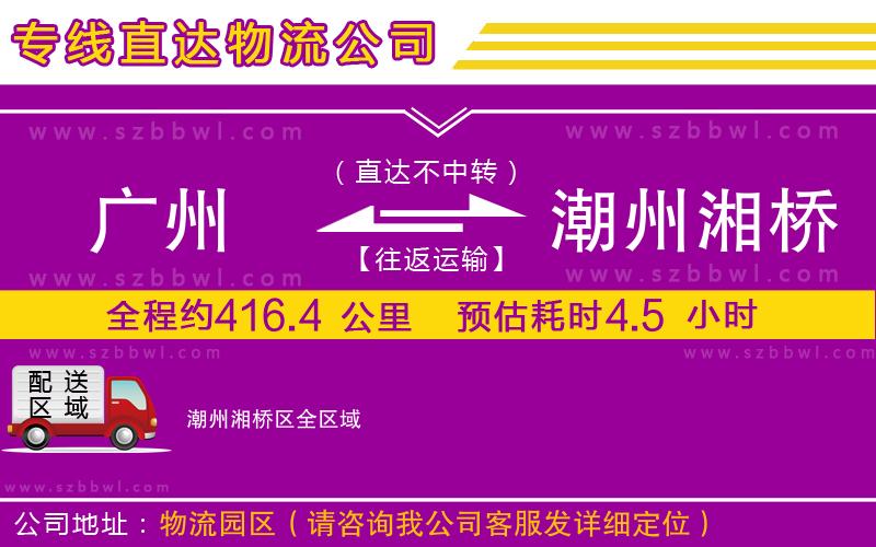 廣州到潮州湘橋區(qū)貨運(yùn)專線