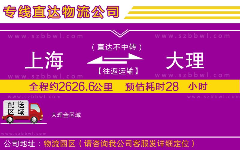 上海到大理貨運(yùn)專線