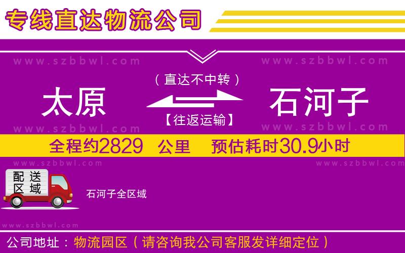 太原到石河子貨運專線