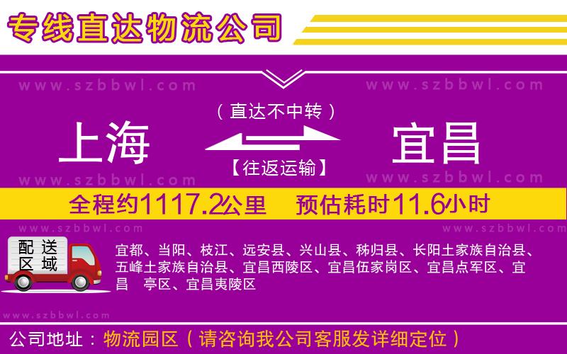 上海到宜昌貨運(yùn)專線