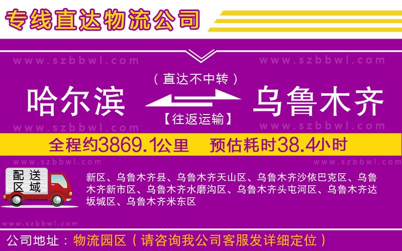 哈爾濱到烏魯木齊物流專(zhuān)線