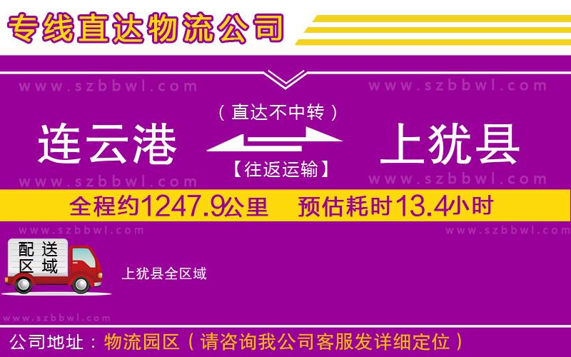 連云港到上猶縣貨運(yùn)專(zhuān)線(xiàn)