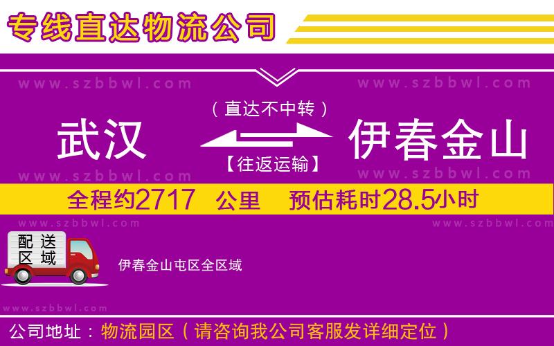 武漢到伊春金山屯區(qū)貨運(yùn)專線