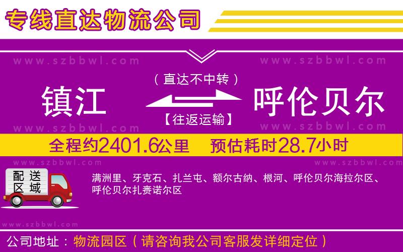 鎮(zhèn)江到呼倫貝爾貨運專線