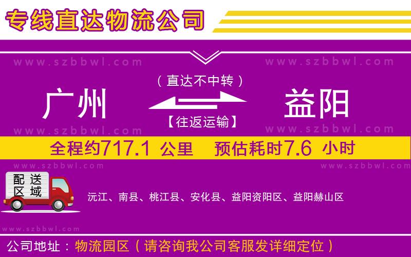 廣州到益陽物流專線