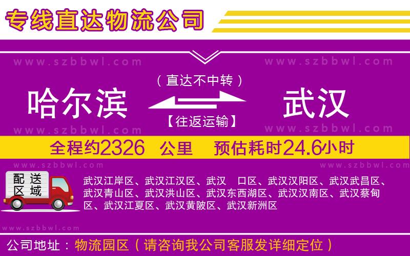 哈爾濱到武漢貨運(yùn)專(zhuān)線