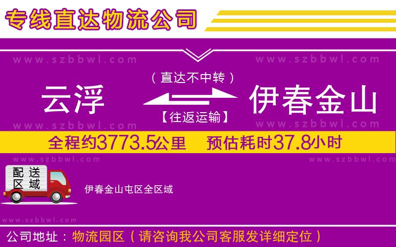 云浮到伊春金山屯區(qū)貨運(yùn)專線