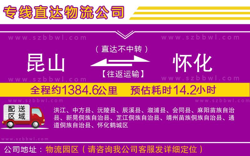 昆山到懷化物流專(zhuān)線