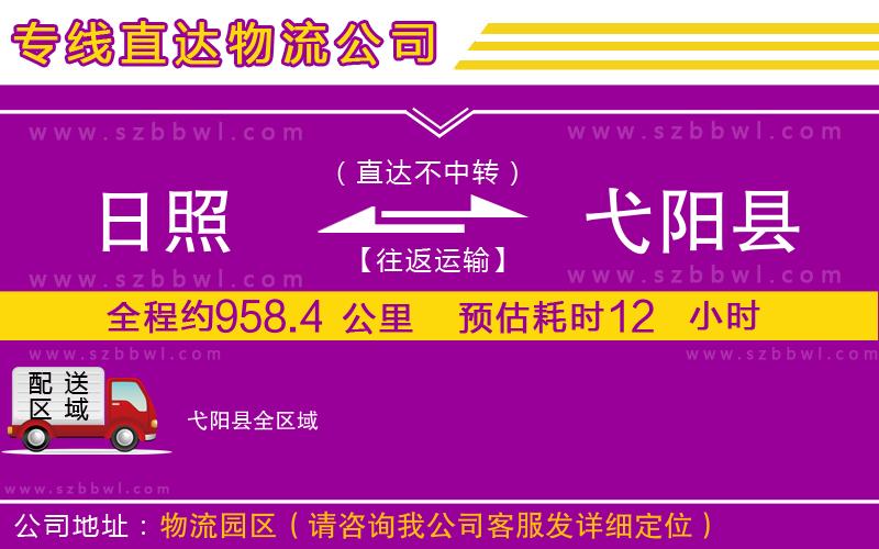 日照到弋陽縣貨運(yùn)專線