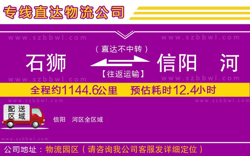 石獅到信陽浉河區(qū)物流專線