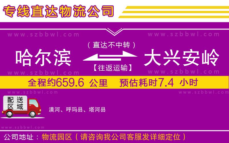 哈爾濱到大興安嶺地區(qū)貨運(yùn)專線