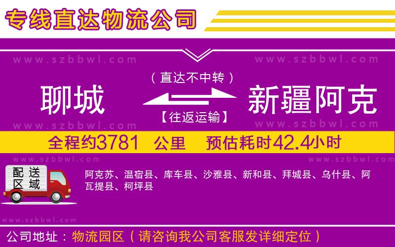 聊城到新疆阿克蘇地區(qū)物流公司